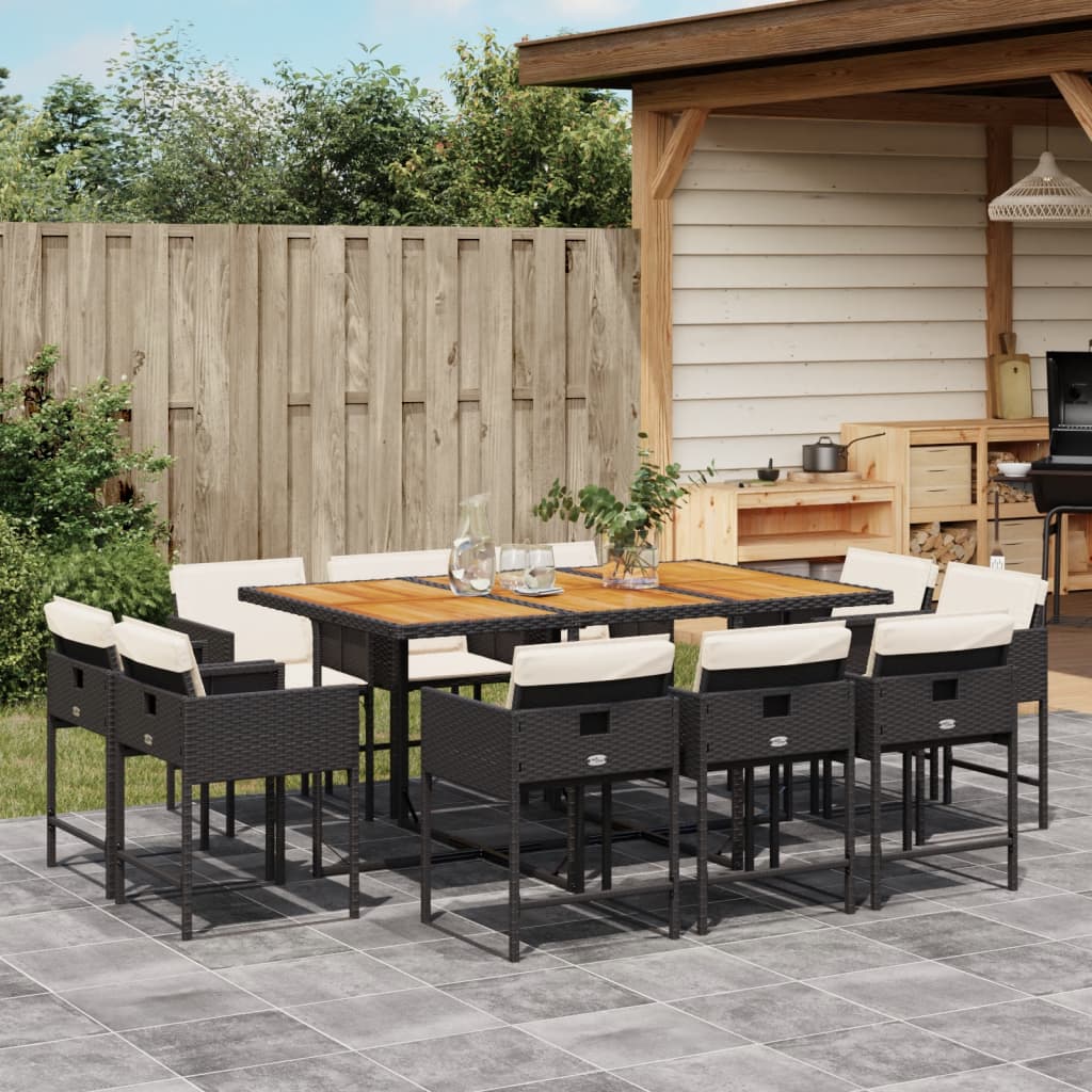 Tuinset Met Kussens Poly Rattan