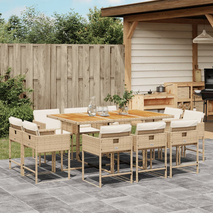 Tuinset Met Kussens Poly Rattan