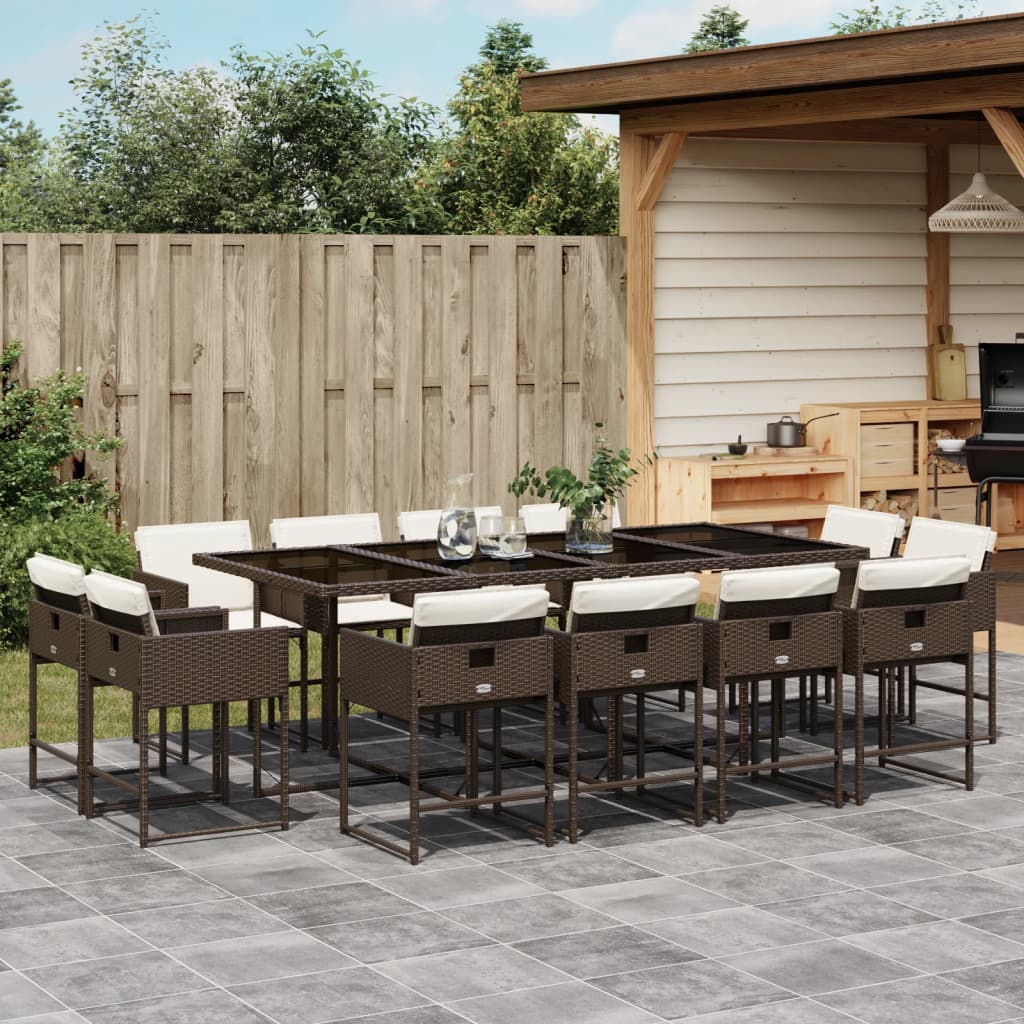 Tuinset Met Kussens Poly Rattan