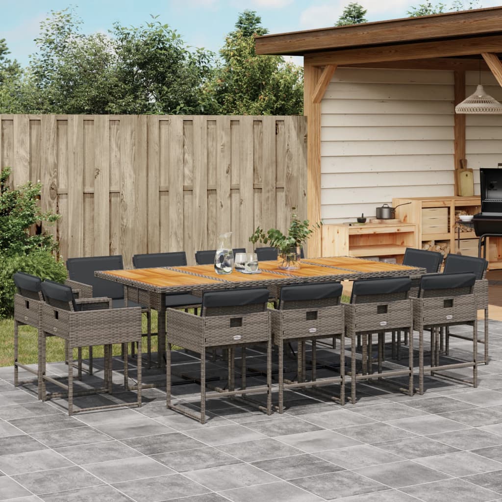 Tuinset Met Kussens Poly Rattan