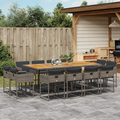 Tuinset Met Kussens Poly Rattan