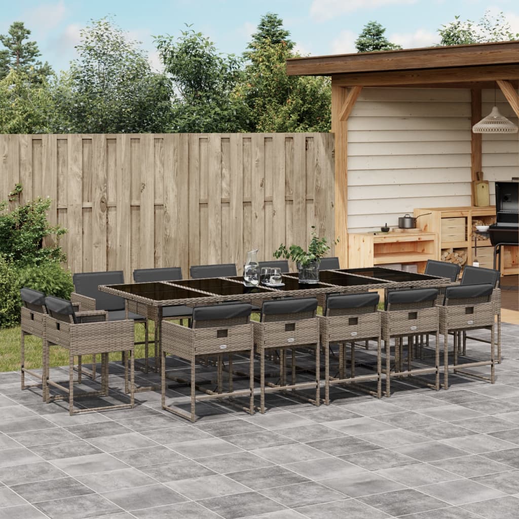 Tuinset Met Kussens Poly Rattan