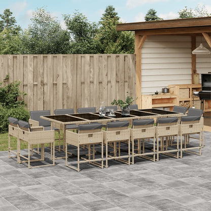 Tuinset Met Kussens Poly Rattan