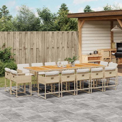 Tuinset Met Kussens Poly Rattan