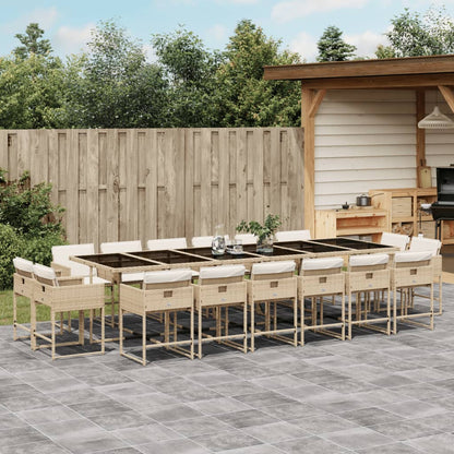 Tuinset Met Kussens Poly Rattan