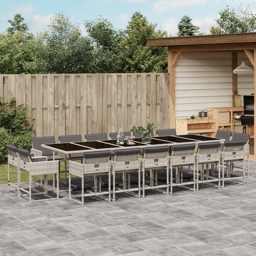 Tuinset Met Kussens Poly Rattan