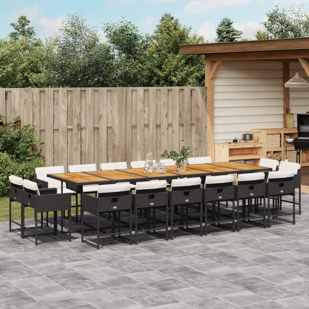 Tuinset Met Kussens Poly Rattan