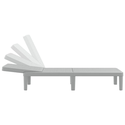 Ligbed In 4 Standen Verstelbaar 155,5X57X28 Cm Polypropeen