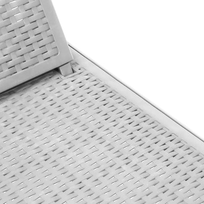 Ligbed In 4 Standen Verstelbaar 155,5X57X28 Cm Polypropeen