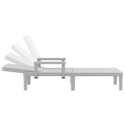 Ligbed In 4 Standen Verstelbaar 155,5X57X28 Cm Polypropeen