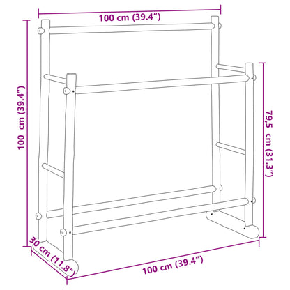 Kledingrek 100X30X100 Cm Bamboe