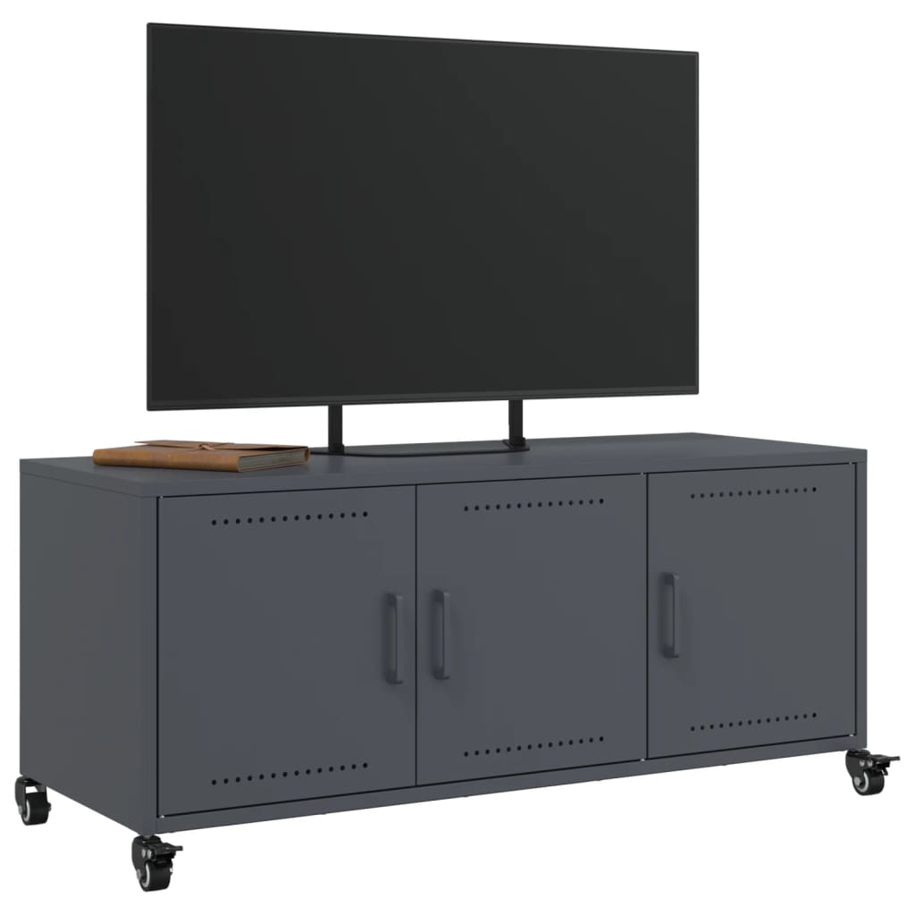 Tv-Meubel 100,5X39X43,5 Cm Staal Kleurig