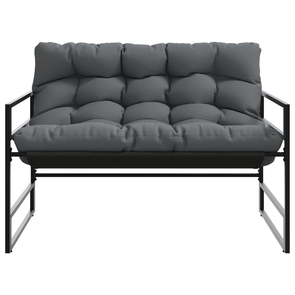 Tuinbank Met Kussen 113 Cm Staal Kleurig