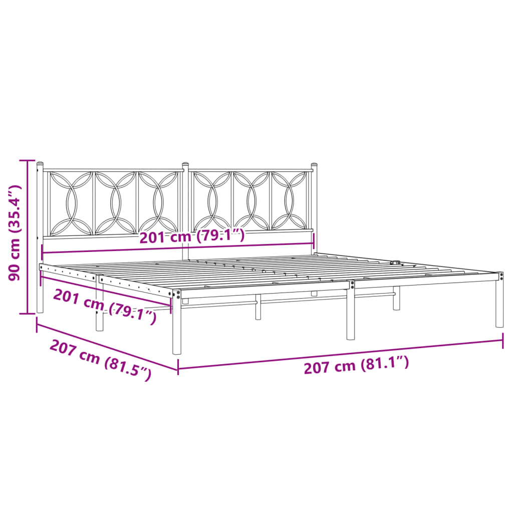 Bedframe Metaal