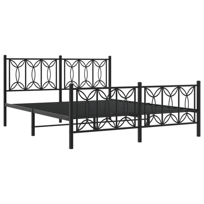 Bedframe Met Hoofd- En Voeteneinde Metaal