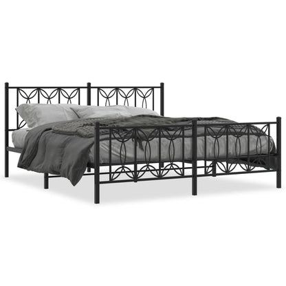 Bedframe Met Hoofd- En Voeteneinde Metaal