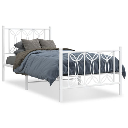 Bedframe Met Hoofd- En Voeteneinde Metaal