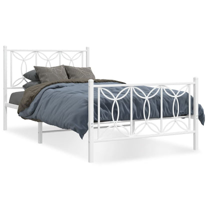 Bedframe Met Hoofd- En Voeteneinde Metaal