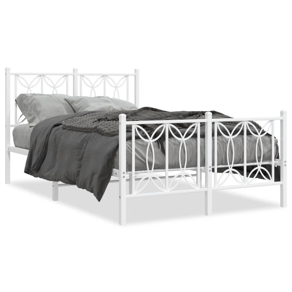 Bedframe Met Hoofd- En Voeteneinde Metaal