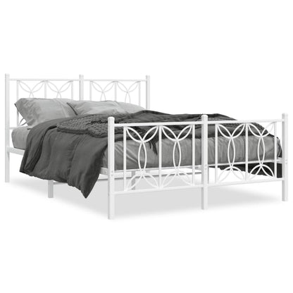 Bedframe Met Hoofd- En Voeteneinde Metaal