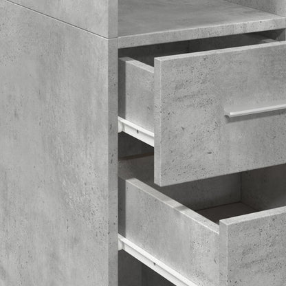 Opbergkast Smal 40X42,5X225 Cm Bewerkt Hout