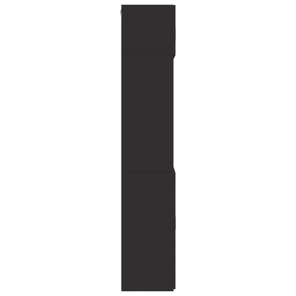 Opbergkast 80X42,5X225 Cm Bewerkt Hout