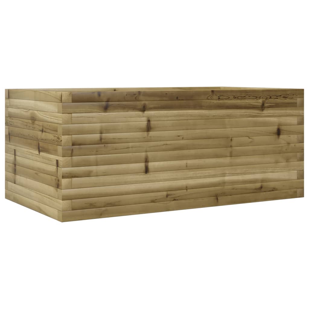 Plantenbak 110X60X45,5 Cm Geïmpregneerd Grenenhout Naturel Geïmpregneerd