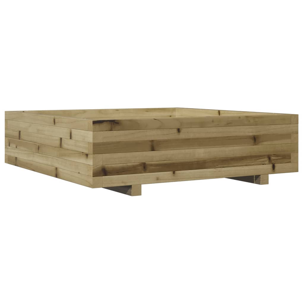 Plantenbak 90X90X26,5 Cm Geïmpregneerd Grenenhout