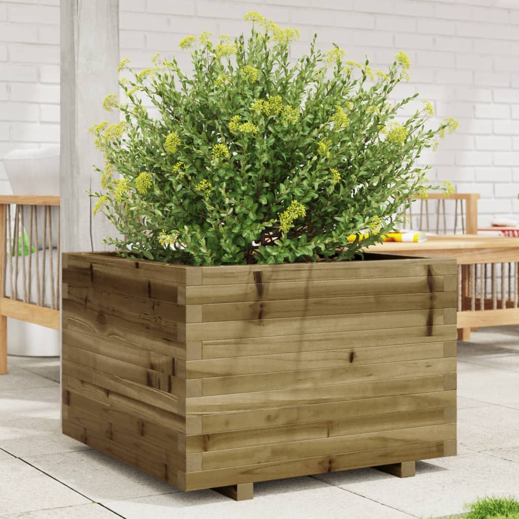 Plantenbak 110X60X45,5 Cm Geïmpregneerd Grenenhout Naturel Geïmpregneerd