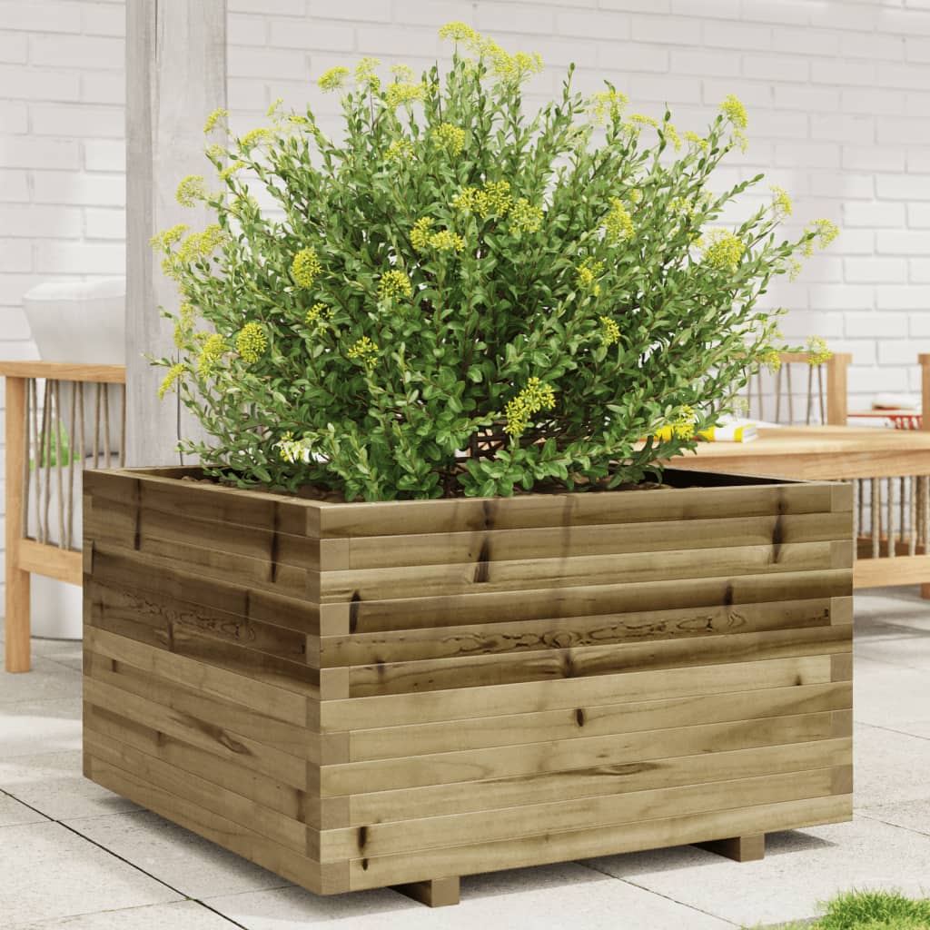 Plantenbak 110X60X45,5 Cm Geïmpregneerd Grenenhout Naturel Geïmpregneerd