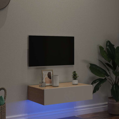 Tv-Meubel Met Led-Verlichting 60X35X15,5 Cm