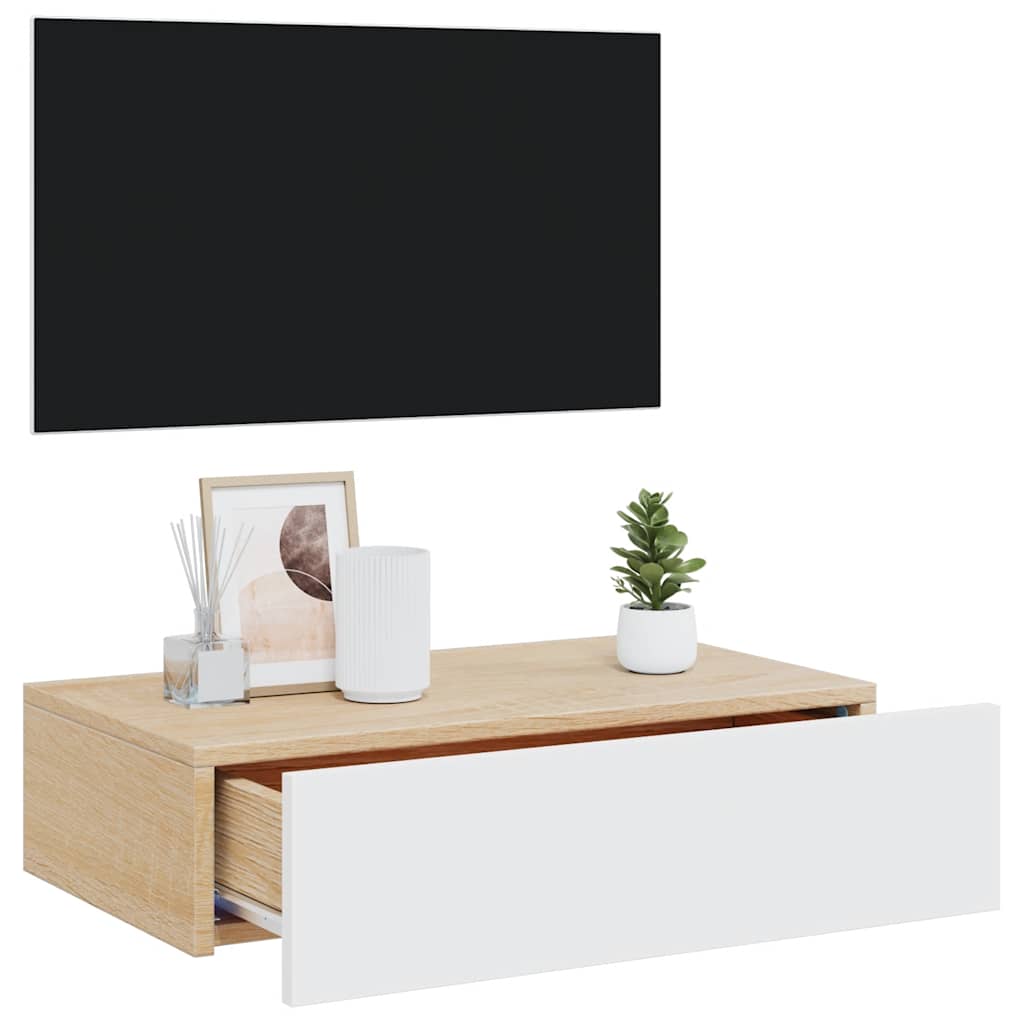 Tv-Meubel Met Led-Verlichting 60X35X15,5 Cm