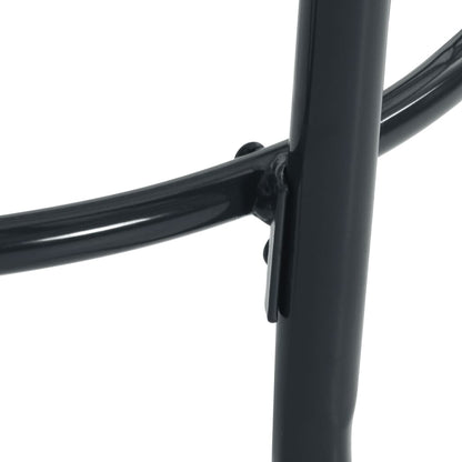 5-Delige Tuinset Stapelbaar Gepoedercoat Staal Antracietkleurig