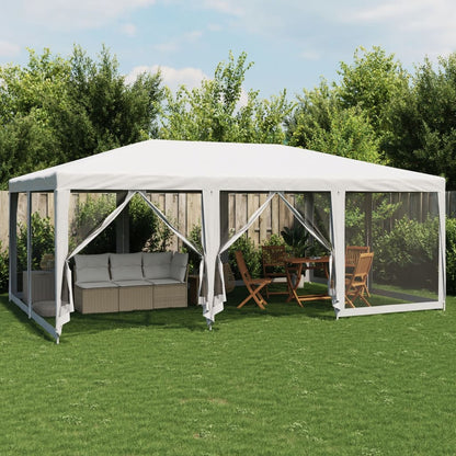 Partytent Met 10 Mesh Zijwanden Hdpe Kleurig