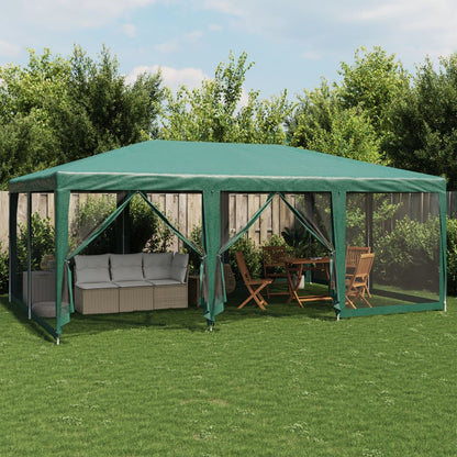 Partytent Met 10 Mesh Zijwanden Hdpe Kleurig