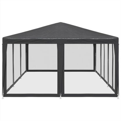 Partytent Met 10 Mesh Zijwanden Hdpe Kleurig