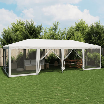 Partytent Met 12 Mesh Zijwanden Hdpe Kleurig