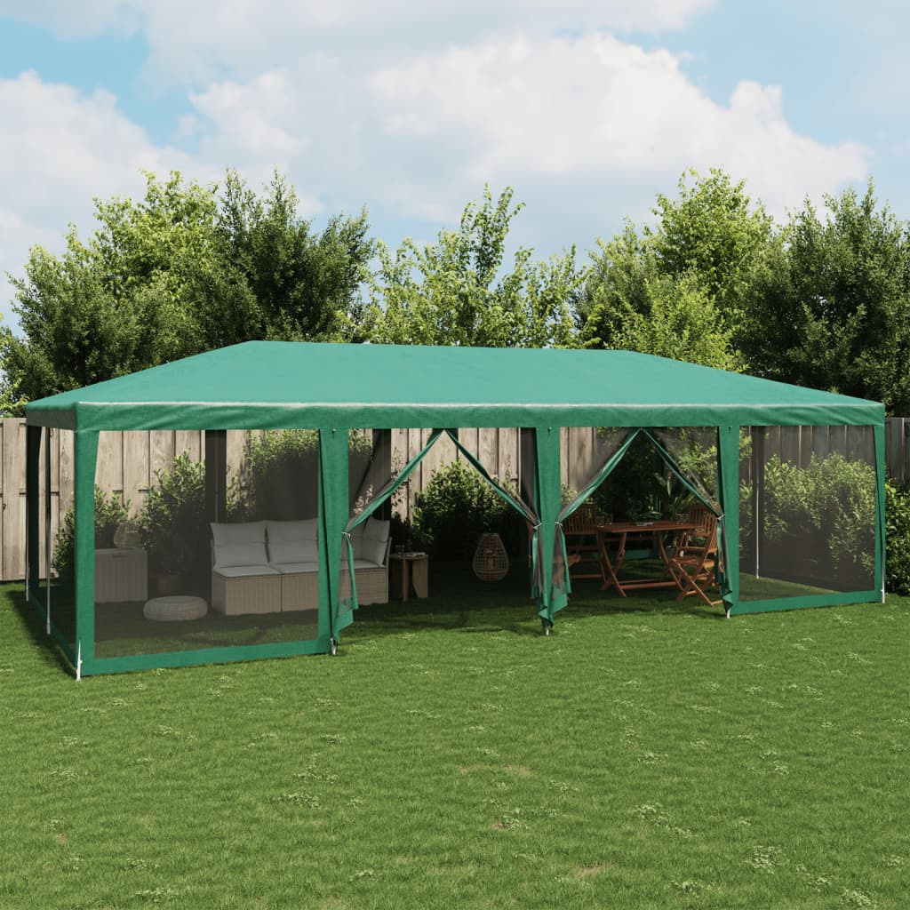 Partytent Met 12 Mesh Zijwanden Hdpe Kleurig