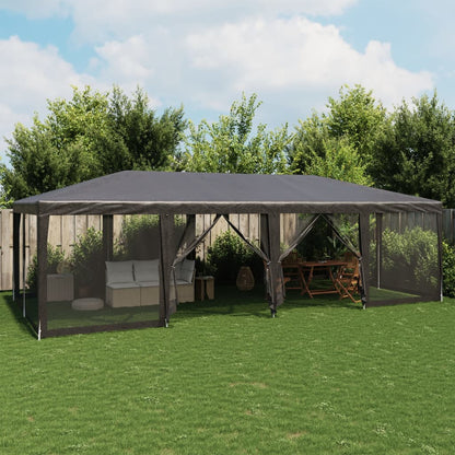 Partytent Met 12 Mesh Zijwanden Hdpe Kleurig