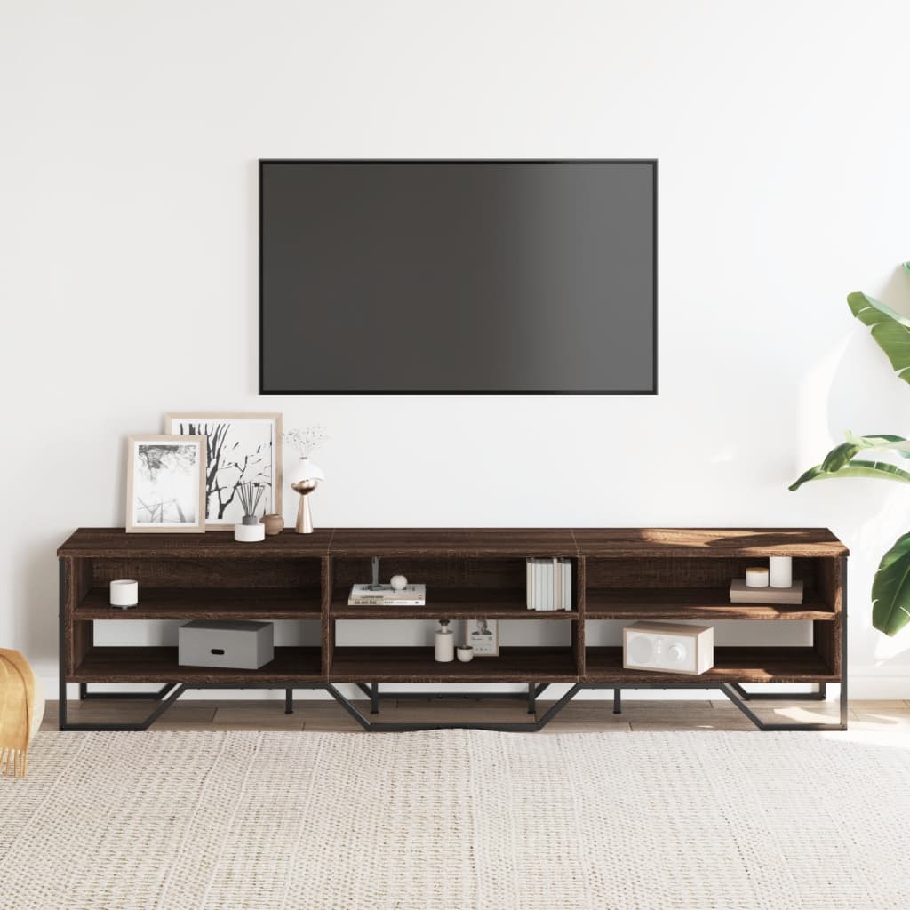 Tv-Meubel 180X34X41 Cm Bewerkt Hout Ig