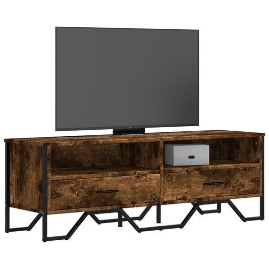 Tv-Meubel 122X34X41 Cm Bewerkt Hout Kleurig