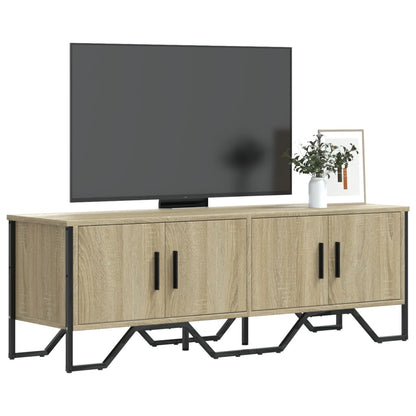 Tv-Meubel 122X34X41 Cm Bewerkt Hout Kleurig