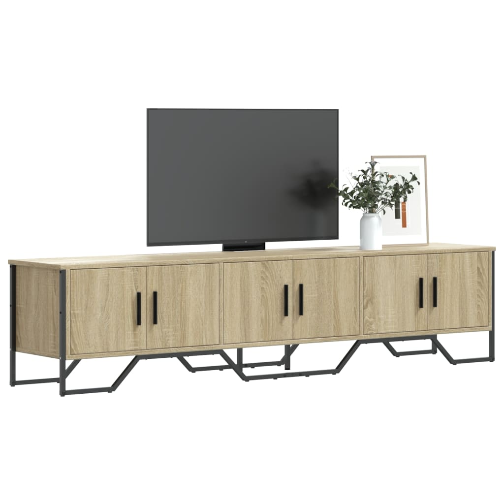 Tv-Meubel 180X34X41 Cm Bewerkt Hout