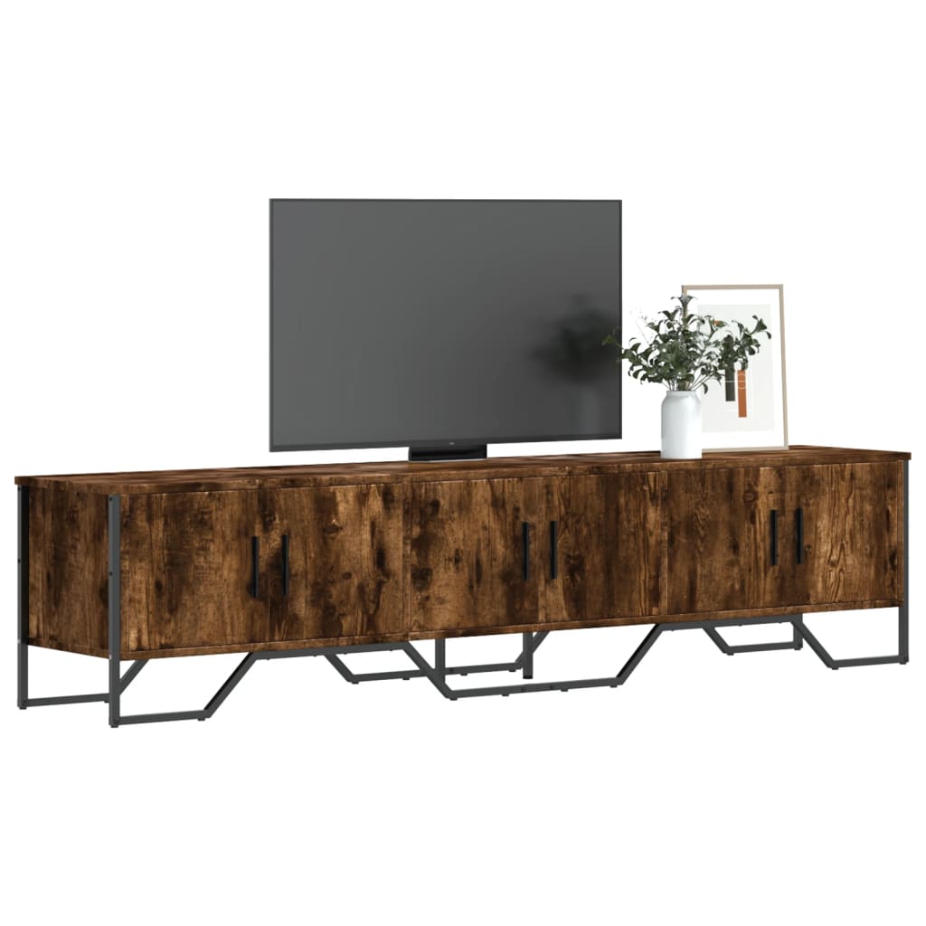 Tv-Meubel 180X34X41 Cm Bewerkt Hout