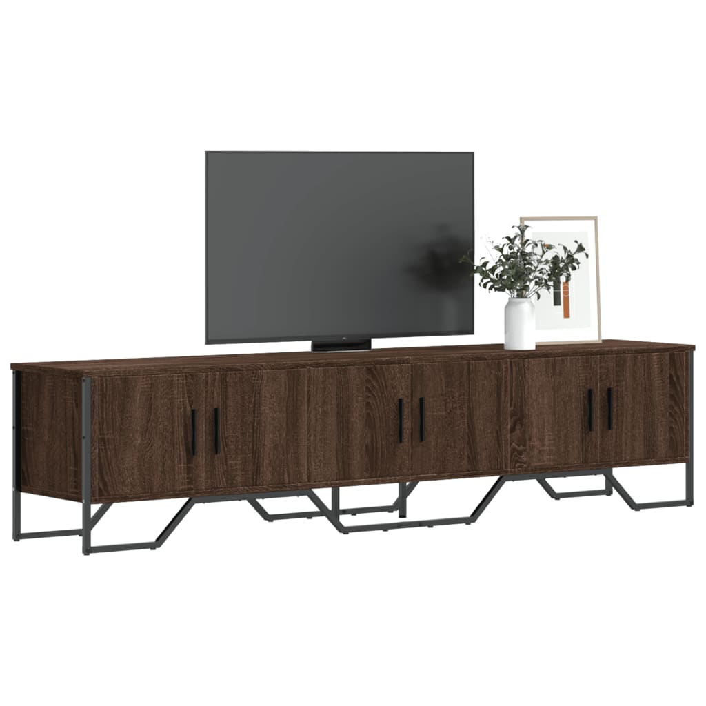 Tv-Meubel 180X34X41 Cm Bewerkt Hout