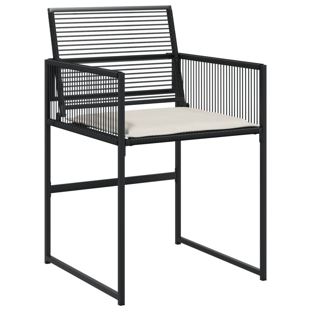 Tuinset Poly Rattan Zwart