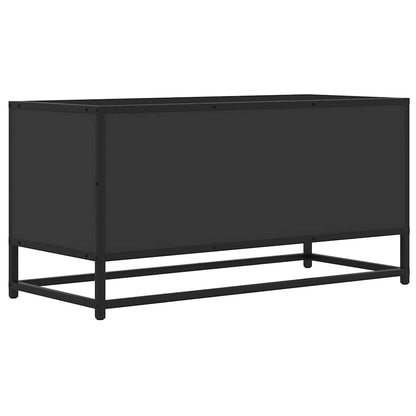 Tv-Meubel 80X34,5X40 Cm Bewerkt Hout En Metaal