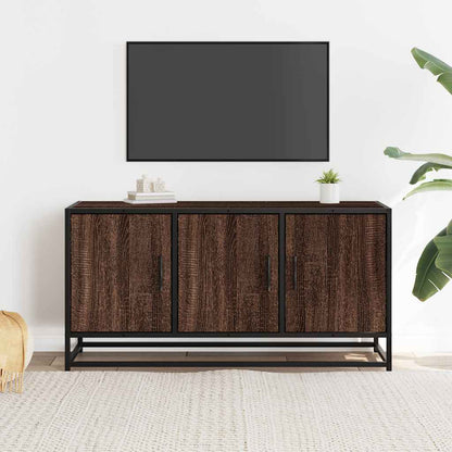 Tv-Meubel 100X35X50 Cm Bewerkt Hout Metaal