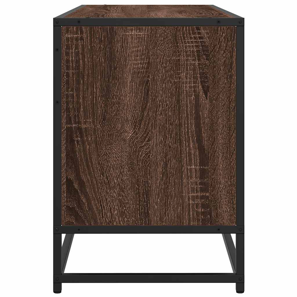 Tv-Meubel 100X35X50 Cm Bewerkt Hout Metaal