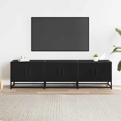 Tv-Meubel 150X35X41 Cm Bewerkt Hout En Metaal